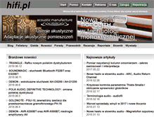 Tablet Screenshot of hifi.pl