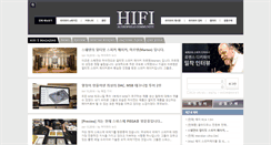 Desktop Screenshot of hifi.co.kr